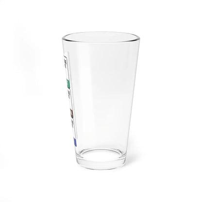 Michigan Heritage Routes stacked (Michigan) (Road Sign) Pint Glss 16oz - Go Mug Yourself