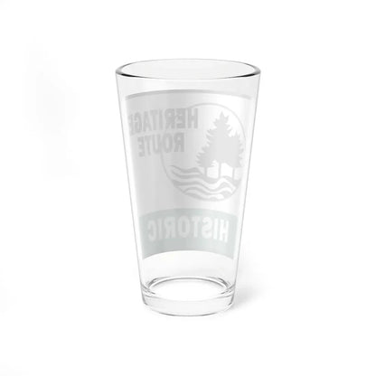 Michigan Historic Heritage Route (Michigan) (Road Sign) Pint Glass 16oz - Go Mug Yourself