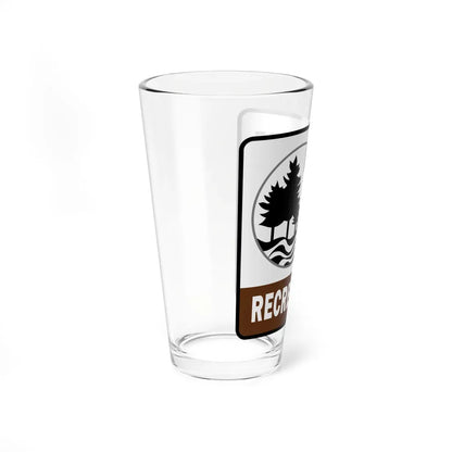 Michigan Recreational Heritage Route (Michigan) (Road Sign) Pint Glass 16oz - Go Mug Yourself