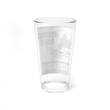 Michigan Recreational Heritage Route (Michigan) (Road Sign) Pint Glass 16oz - Go Mug Yourself