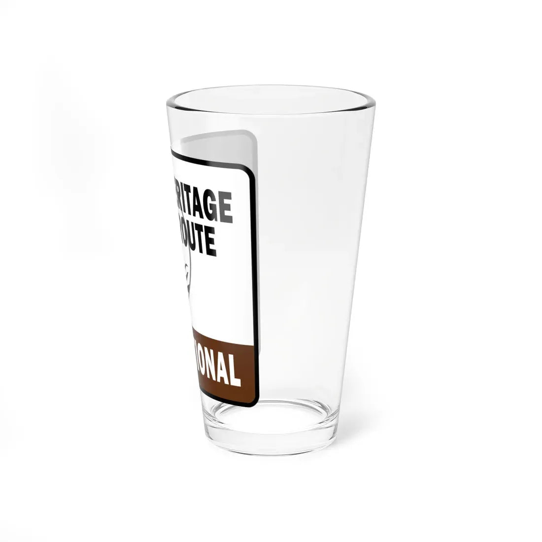 Michigan Recreational Heritage Route (Michigan) (Road Sign) Pint Glass 16oz - Go Mug Yourself