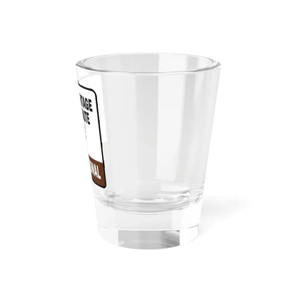 Michigan Recreational Heritage Route (Michigan) (Road Sign) Shot Glass 1.5oz - Go Mug Yourself