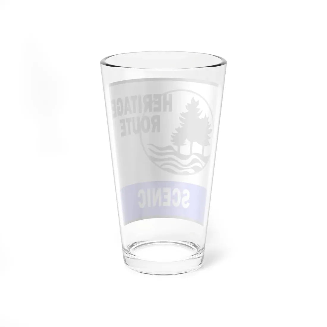 Michigan Scenic Heritage Route (Michigan) (Road Sign) Pint Glass 16oz - Go Mug Yourself