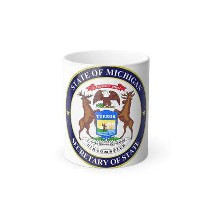 Michigan Secretary of State - Color Changing Mug 11oz-11oz-Go Mug Yourself