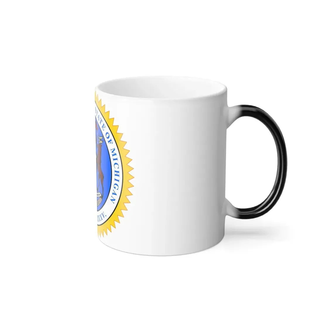 Michigan State Seal - Color Changing Coffee Mug - Go Mug Yourself