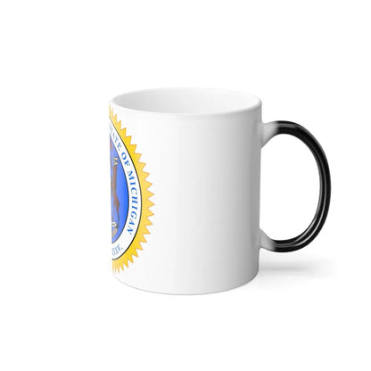 Michigan State Seal - Color Changing Mug 11oz-Go Mug Yourself