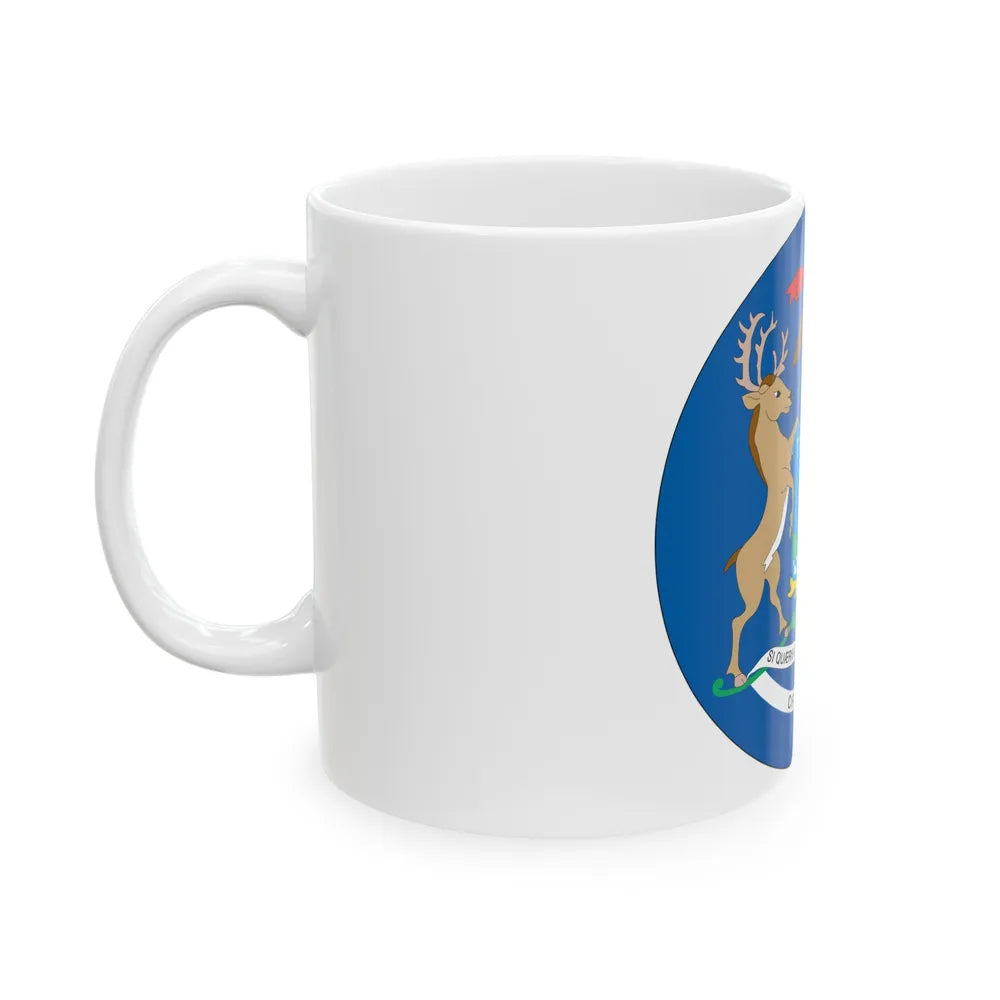 Michigan State Seal NARA - White Coffee Mug-Go Mug Yourself