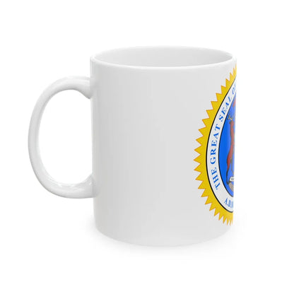 Michigan State Seal - White Coffee Mug-Go Mug Yourself