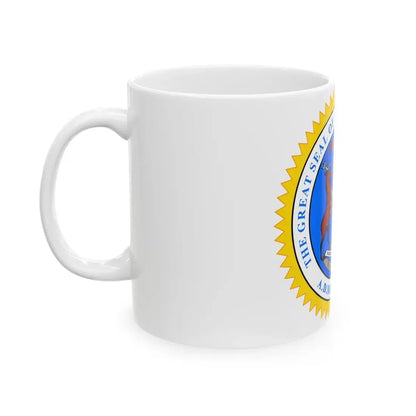 Michigan State Seal - White Coffee Mug - Go Mug Yourself