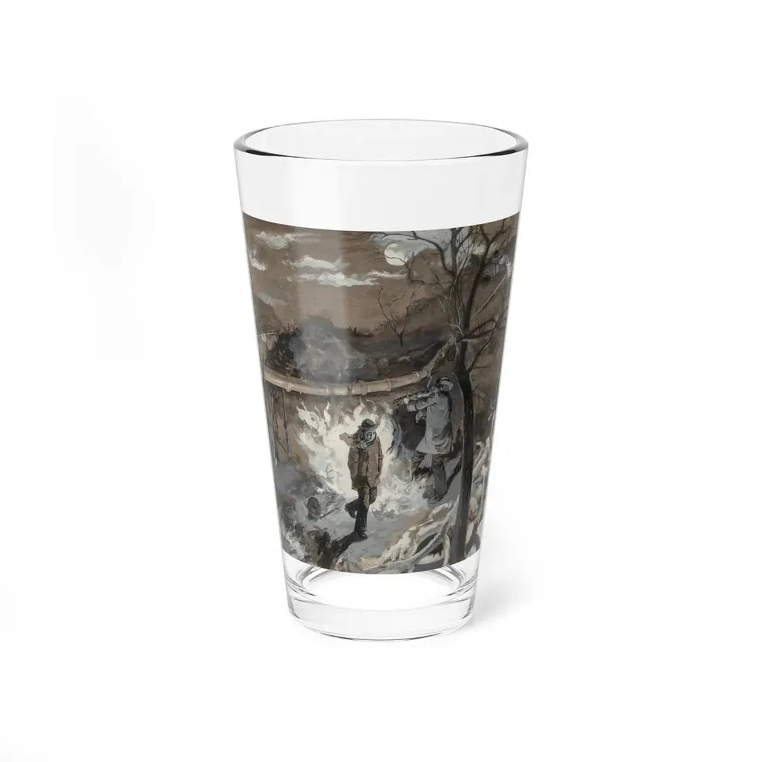 Mickey's Dance with the Dutchman, Scribner's magazine interior illustration (Magazine Illustration) Pint Glass 16oz 16oz - Go Mug Yourself