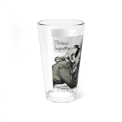 Mickey's Inspiration, Miss America magazine, October 1945 (Magazine Illustration) Pint Glass 16oz - Go Mug Yourself