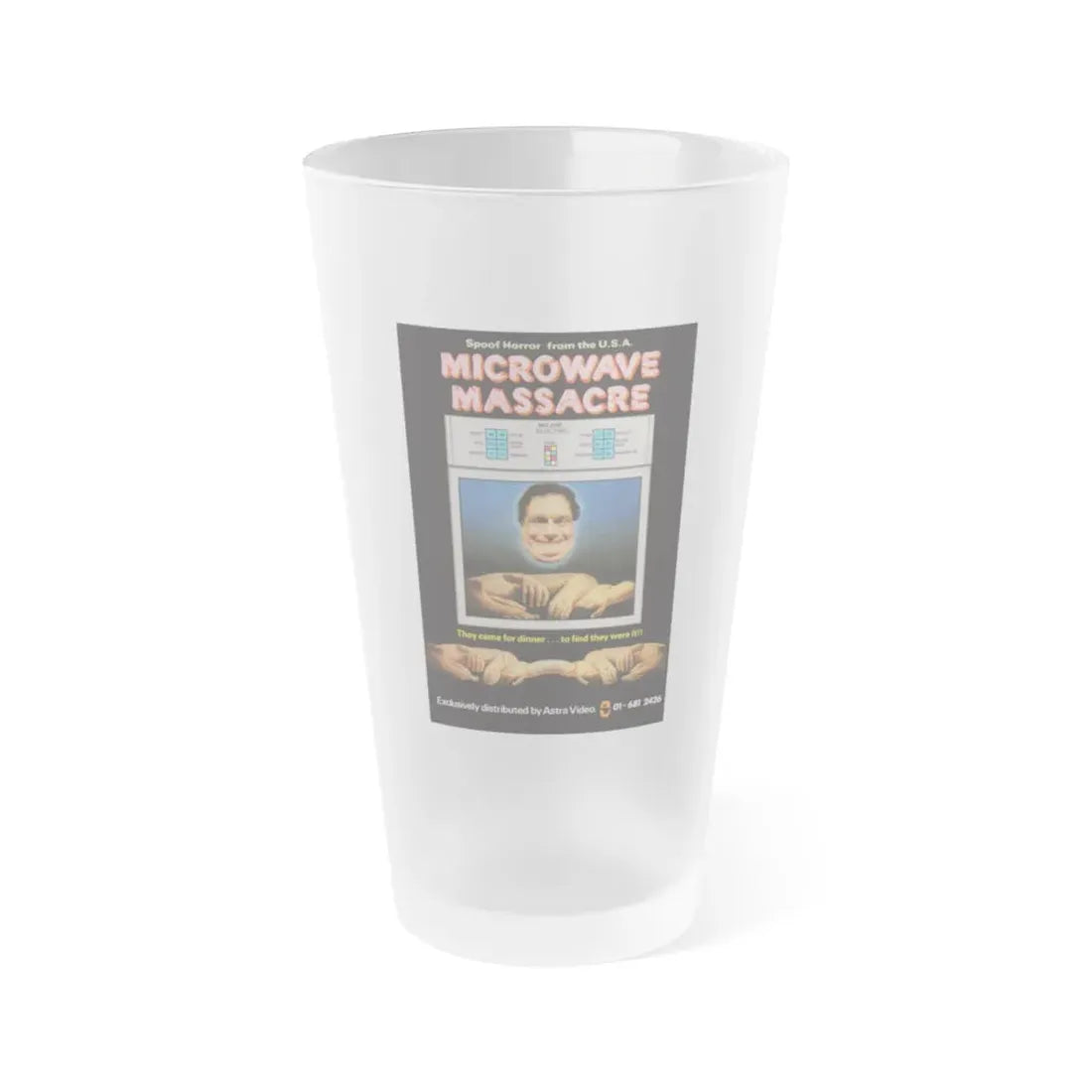 MICROWAVE MASSACRE (2) 1979 Movie Poster - Frosted Pint Glass 16oz 16oz Frosted - Go Mug Yourself