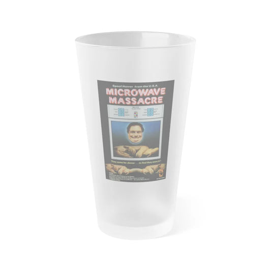 MICROWAVE MASSACRE (3) 1979 Movie Poster - Frosted Pint Glass 16oz-16oz-Frosted-Go Mug Yourself