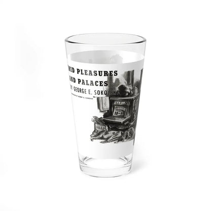 Mid Pleasures and Palaces, Liberty magazine, December 24, 1938 (Magazine Illustration) Pint Glass 16oz-Go Mug Yourself