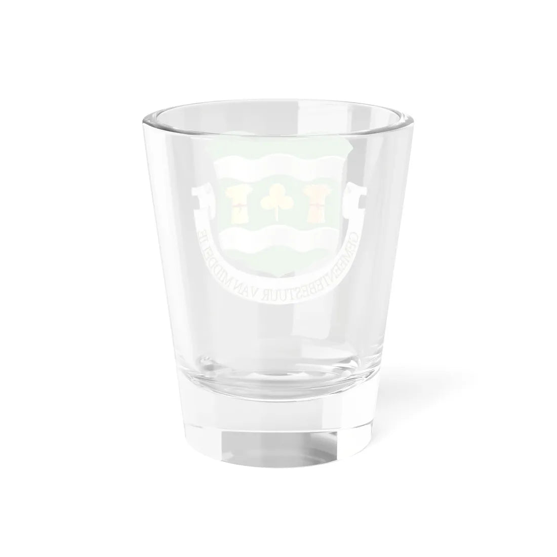Middelie wapen 1891 (Netherlands) (Coat of Arms) Shot Glass 1.5oz - Go Mug Yourself