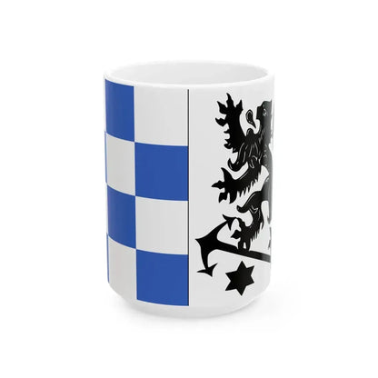Middelkerke vlag (Belgium) White Coffee Mug 15oz - Go Mug Yourself
