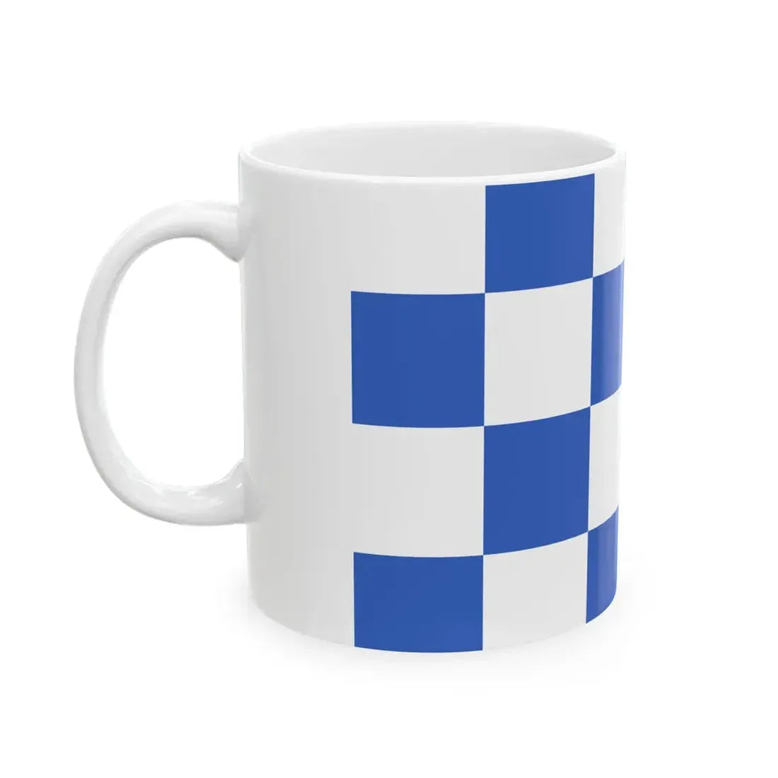 Middelkerke vlag (Belgium) White Coffee Mug - Go Mug Yourself