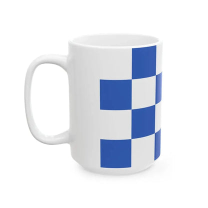 Middelkerke vlag (Belgium) White Coffee Mug - Go Mug Yourself