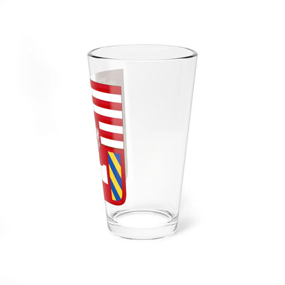 Middle Arms of Charles VI Holy Roman Emperor (Austria) (Coat of Arms) Pint Glass 16oz - Go Mug Yourself