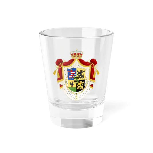 Middle Arms of the Duchy of Saxe-Coburg and Gotha (Germany) (Coat of Arms) Shot Glass 1.5oz 1.5oz - Go Mug Yourself
