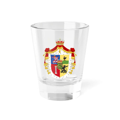 Middle Arms of the Duchy of Saxe-Meinngen-Hildburghausen (Germany) (Coat of Arms) Shot Glass 1.5oz 1.5oz - Go Mug Yourself