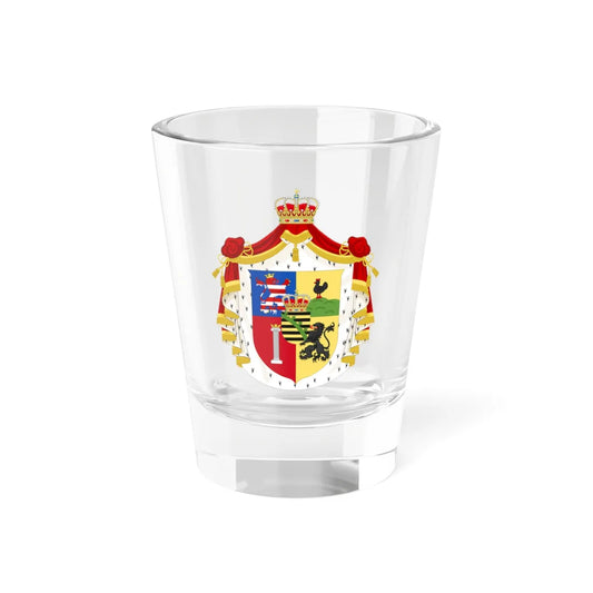 Middle Arms of the Duchy of Saxe-Meinngen-Hildburghausen (Germany) (Coat of Arms) Shot Glass 1.5oz 1.5oz - Go Mug Yourself