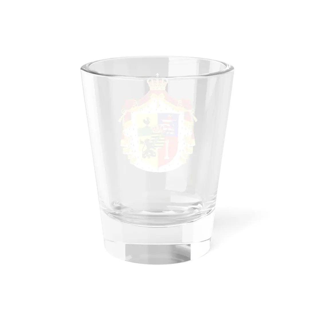 Middle Arms of the Duchy of Saxe-Meinngen-Hildburghausen (Germany) (Coat of Arms) Shot Glass 1.5oz - Go Mug Yourself