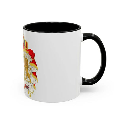 Middle coat of arms of Belgium - Accent Coffee Mug - Go Mug Yourself