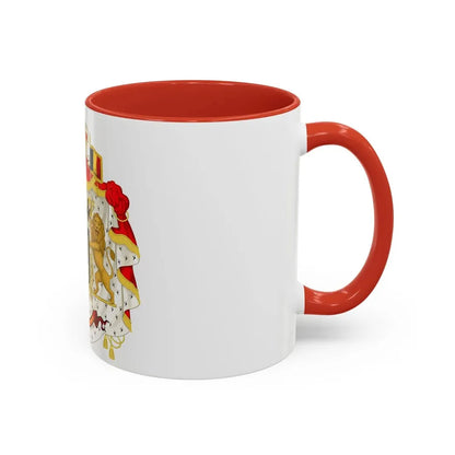 Middle coat of arms of Belgium - Accent Coffee Mug - Go Mug Yourself