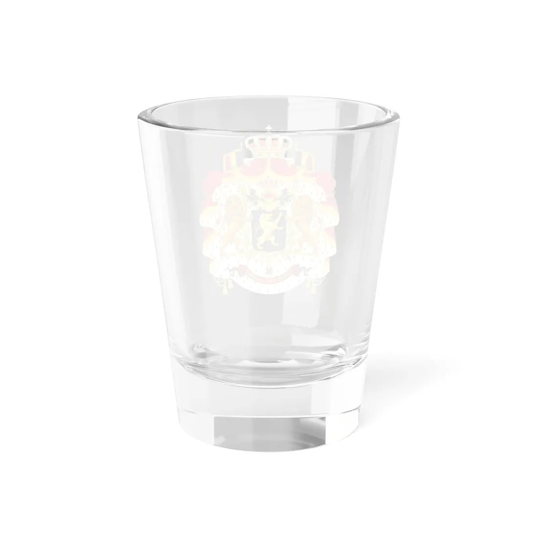 Middle coat of arms of Belgium (Belgium) (Coat of Arms) Shot Glass 1.5oz - Go Mug Yourself