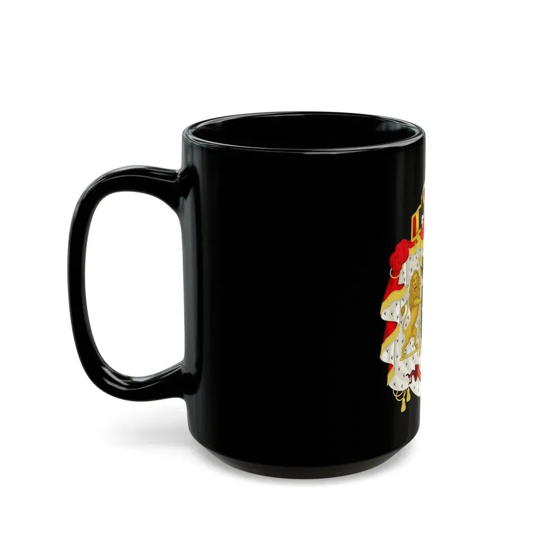 Middle coat of arms of Belgium - Black Coffee Mug - Go Mug Yourself