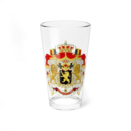 Middle coat of arms of Belgium - Pint Glass 16oz 16oz - Go Mug Yourself