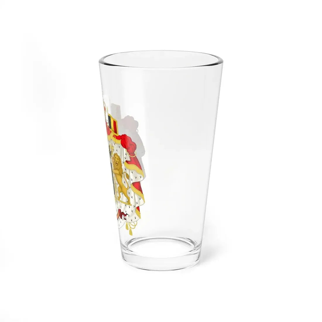 Middle coat of arms of Belgium - Pint Glass 16oz - Go Mug Yourself
