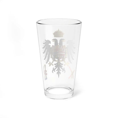 Middle Coat of Arms of Charles I of Spain Charles V as Holy Roman Emperor (Spain) (Coat of Arms) Pint Glass 16oz - Go Mug Yourself