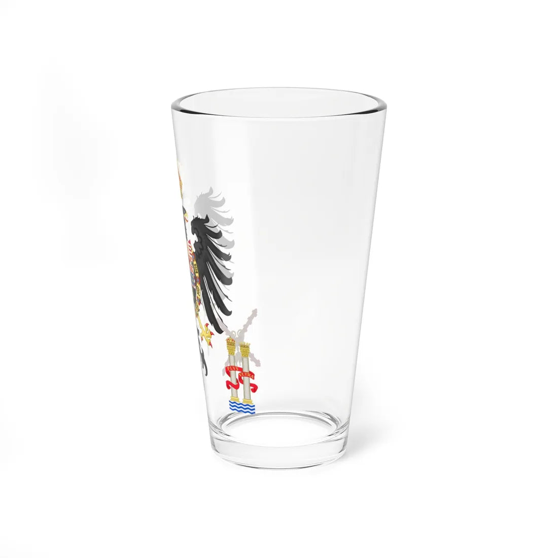 Middle Coat of Arms of Charles I of Spain Charles V as Holy Roman Emperor (Spain) (Coat of Arms) Pint Glass 16oz - Go Mug Yourself