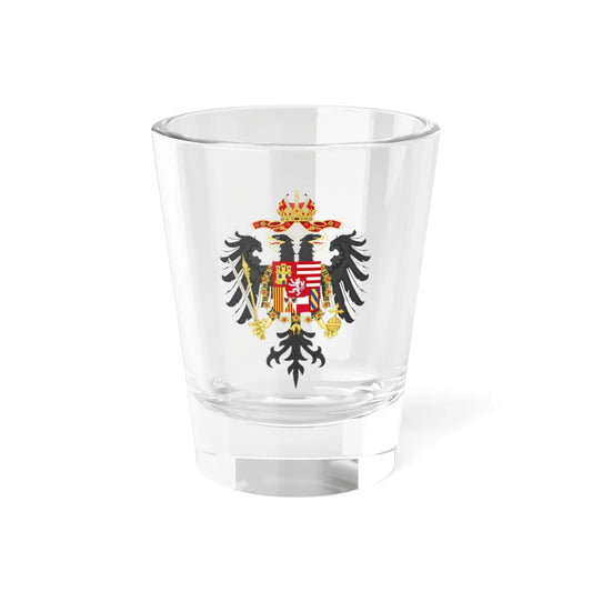 Middle Coat of Arms of Charles VI Holy Roman Emperor (Germany) (Coat of Arms) Shot Glass 1.5oz 1.5oz - Go Mug Yourself