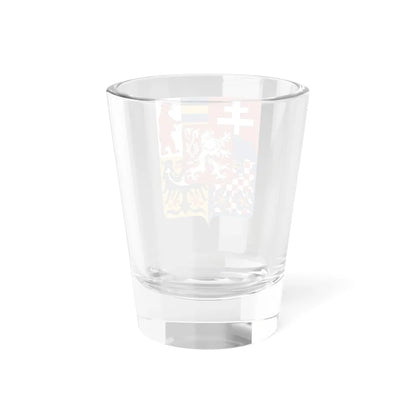 Middle coat of arms of Czechoslovakia (Slovakia) (Coat of Arms) Shot Glass 1.5oz - Go Mug Yourself