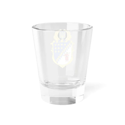 Middle Coat of Arms of Dnipropetrovsk Oblast (Ukraine) (Coat of Arms) Shot Glass 1.5oz - Go Mug Yourself