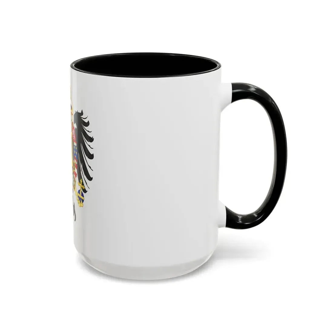Middle Coat of Arms of Francis II, Holy Roman Emperor (1804-1806) - Accent Coffee Mug - Go Mug Yourself
