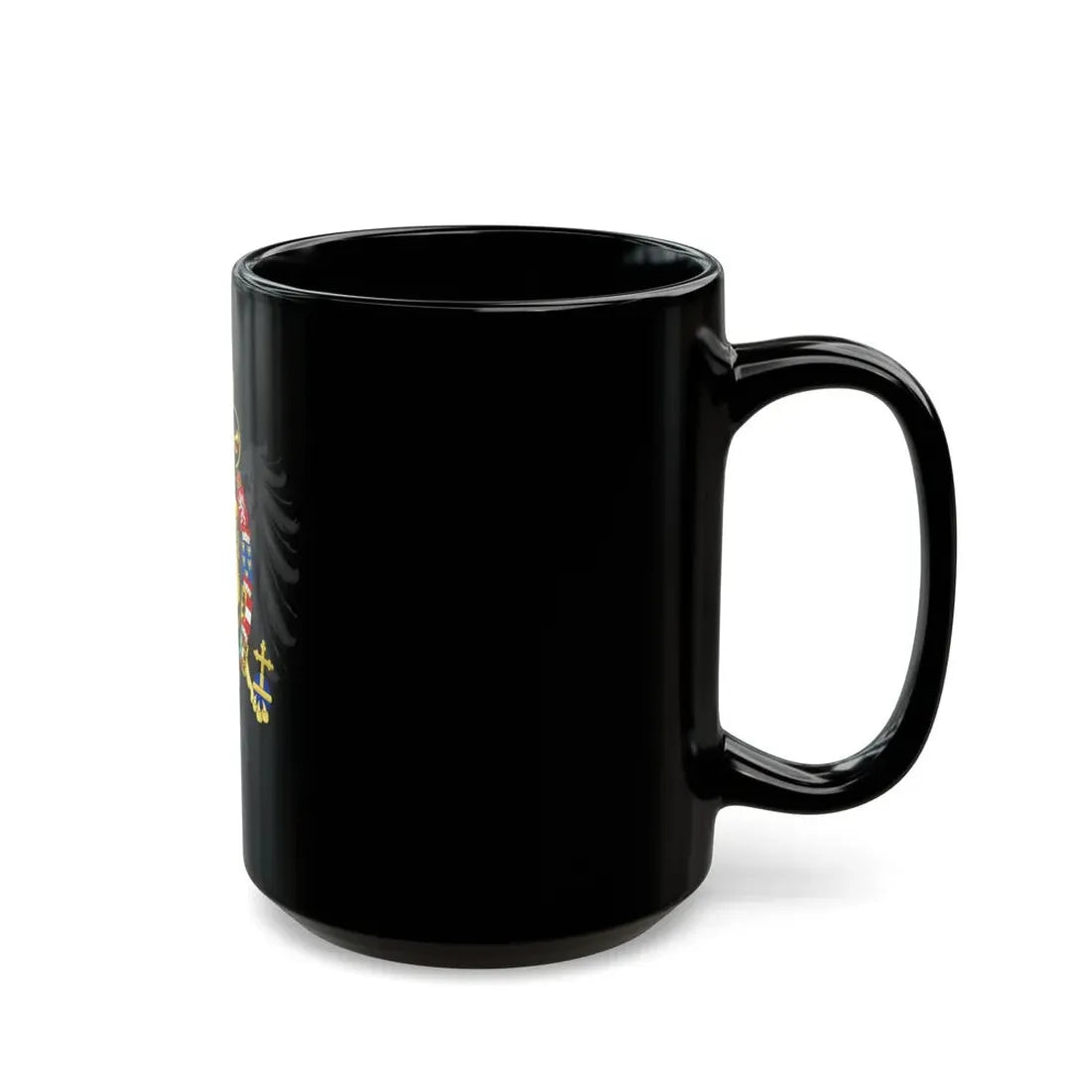 Middle Coat of Arms of Francis II, Holy Roman Emperor (1804-1806) - Black Coffee Mug - Go Mug Yourself