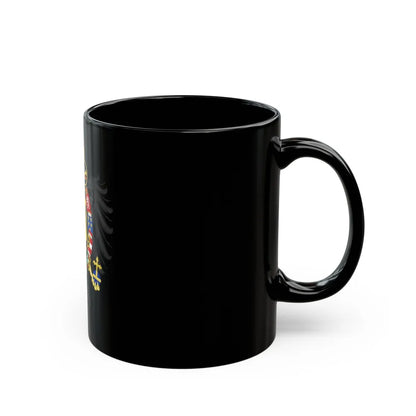 Middle Coat of Arms of Francis II, Holy Roman Emperor (1804-1806) - Black Coffee Mug-Go Mug Yourself