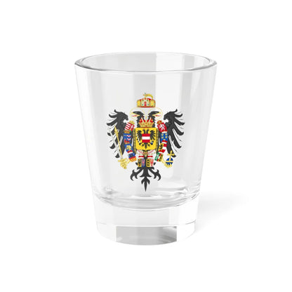 Middle Coat of Arms of Francis II Holy Roman Emperor 1804-1806 (Germany) (Coat of Arms) Shot Glass 1.5oz 1.5oz - Go Mug Yourself