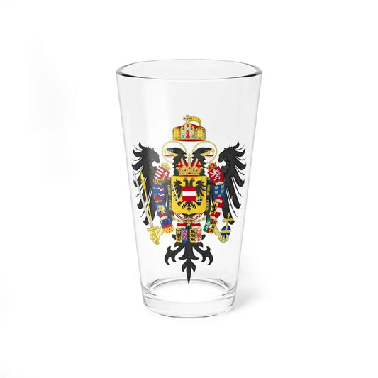 Middle Coat of Arms of Francis II, Holy Roman Emperor (1804-1806) - Pint Glass 16oz 16oz - Go Mug Yourself