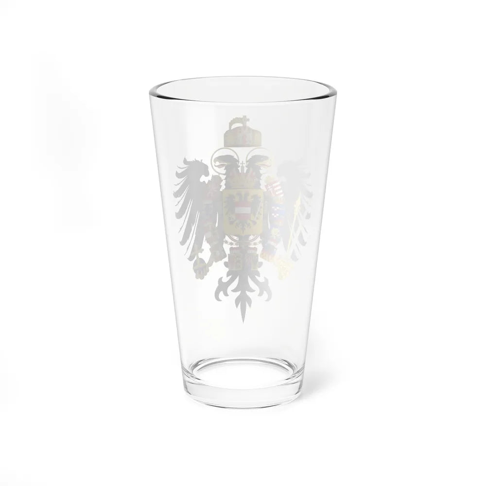 Middle Coat of Arms of Francis II, Holy Roman Emperor (1804-1806) - Pint Glass 16oz-Go Mug Yourself