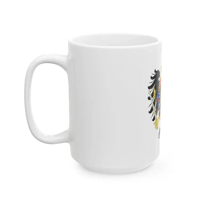 Middle Coat of Arms of Francis II, Holy Roman Emperor (1804-1806) - White Coffee Mug - Go Mug Yourself