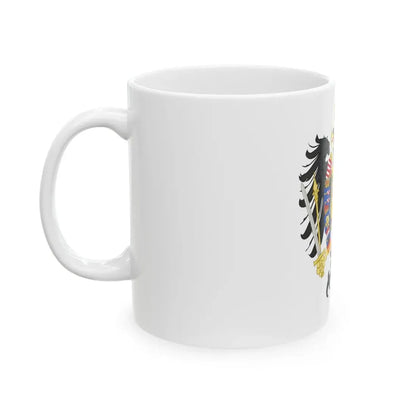 Middle Coat of Arms of Francis II, Holy Roman Emperor (1804-1806) - White Coffee Mug - Go Mug Yourself