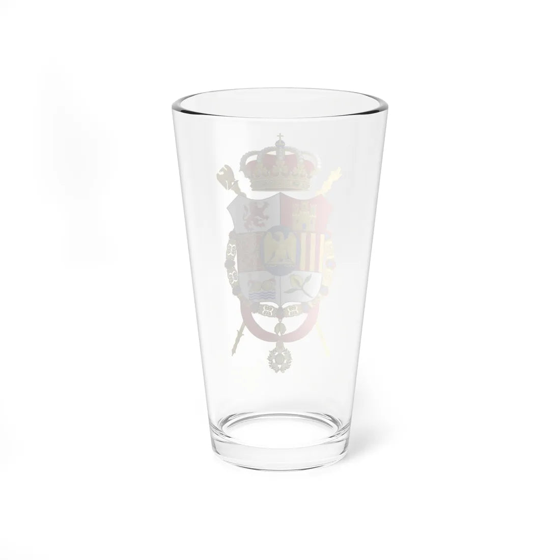 Middle Coat of Arms of Joseph Bonaparte as King of Spain type 2 (Spain) (Coat of Arms) Pint Glass 16oz - Go Mug Yourself