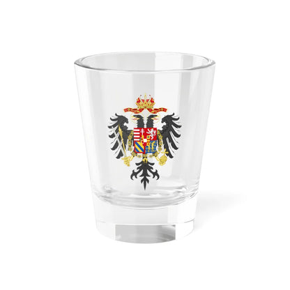 Middle Coat of Arms of Leopold II and Francis II Holy Roman Emperors (Austria) (Coat of Arms) Shot Glass 1.5oz 1.5oz - Go Mug Yourself