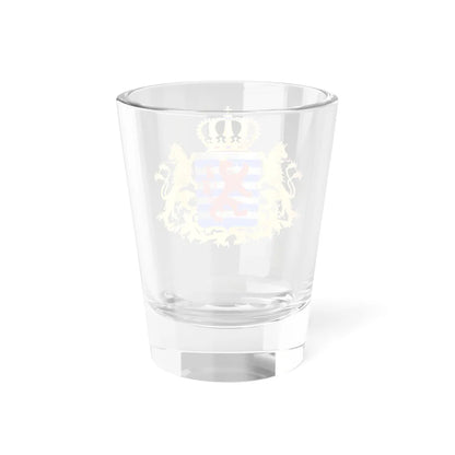 Middle-Coat-of-Arms-of-Luxembourg (Luxembourg) (Coat of Arms) Shot Glass 1.5oz - Go Mug Yourself