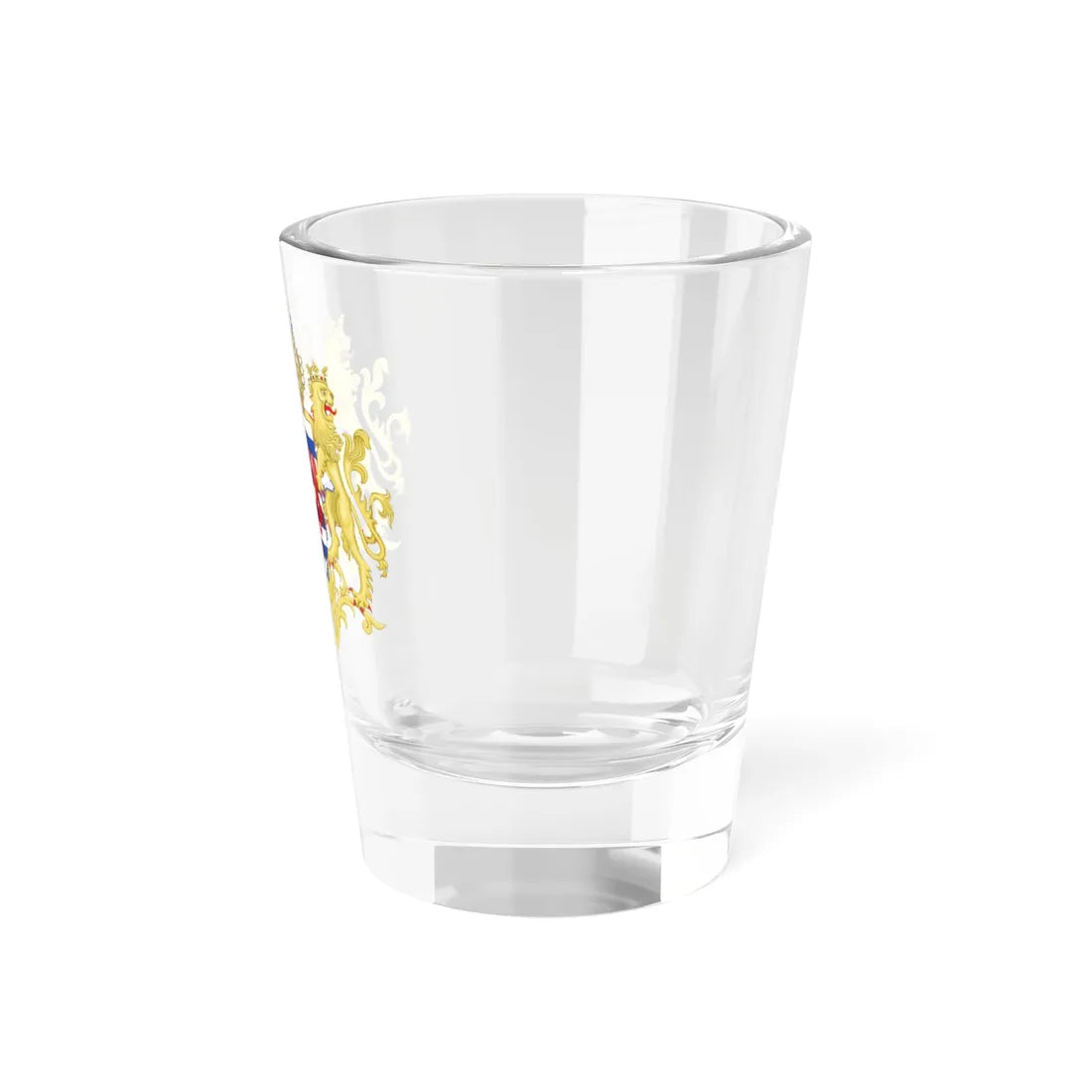 Middle coat of arms of Luxembourg (Luxembourg) (Coat of Arms) Shot Glass 1.5oz - Go Mug Yourself